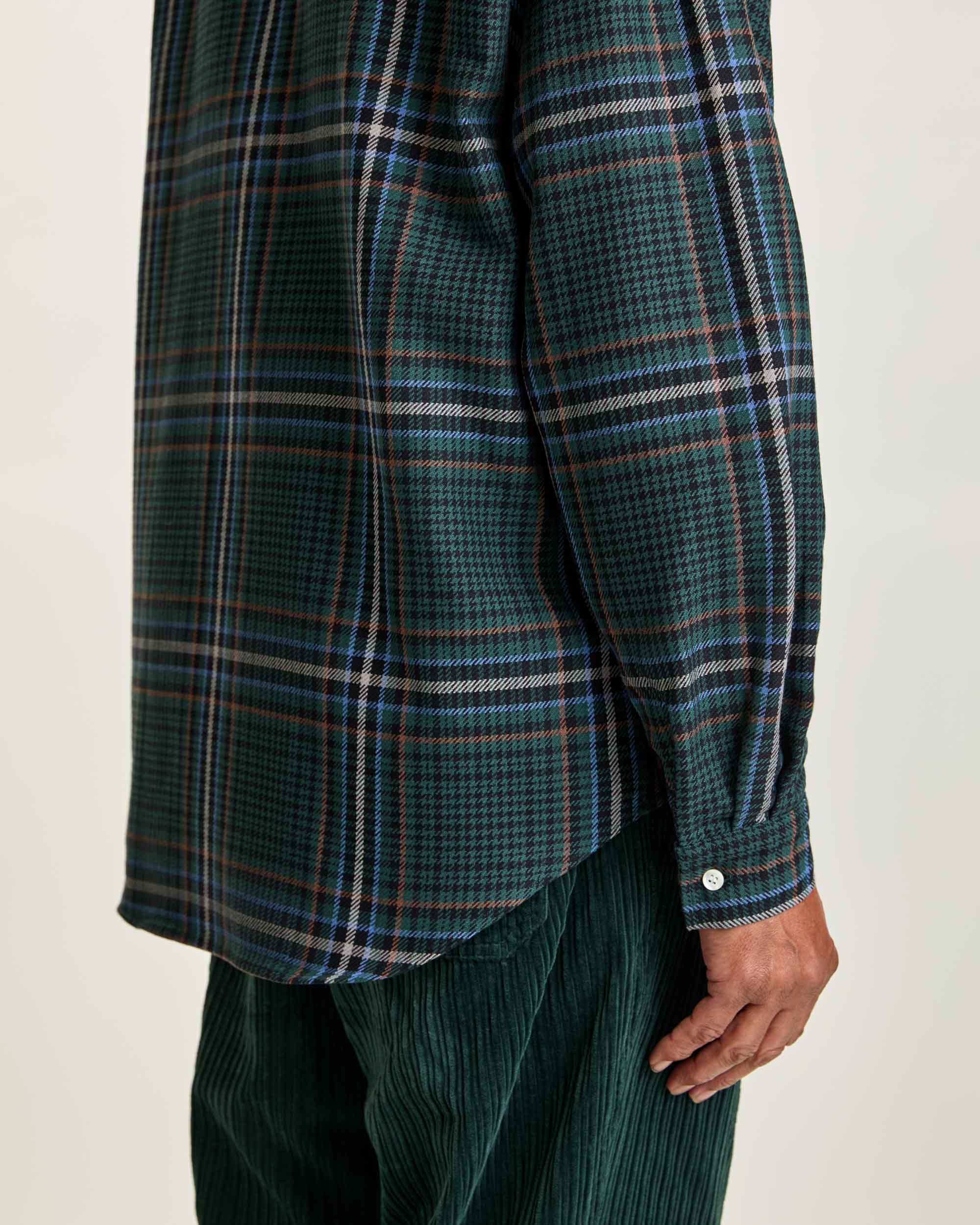 Carvalho Dark Green Checks
