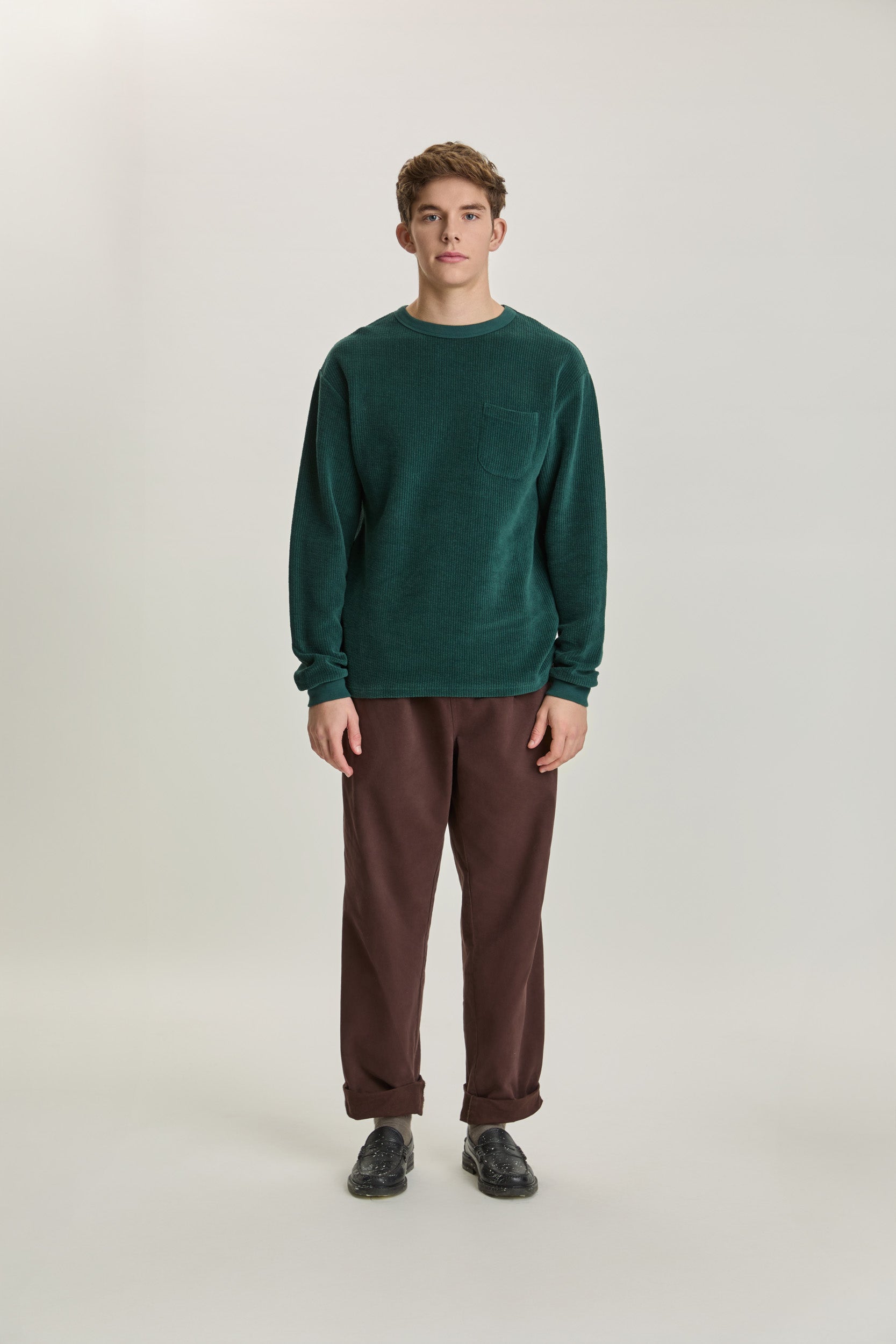Duarte Ribbed Dark Green