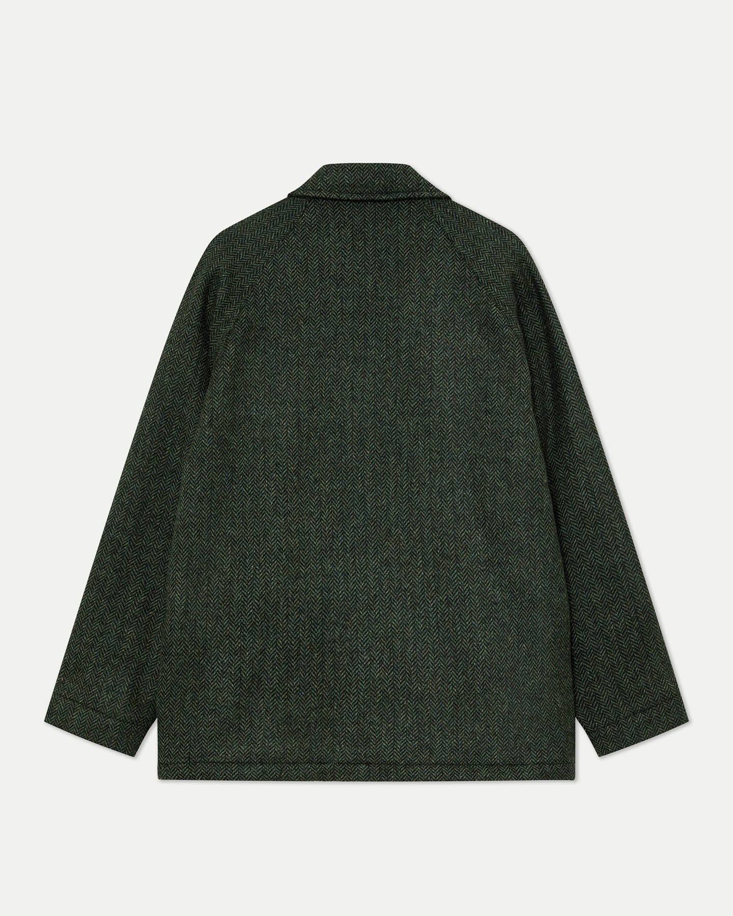 Mantero Black/Green Herringbone