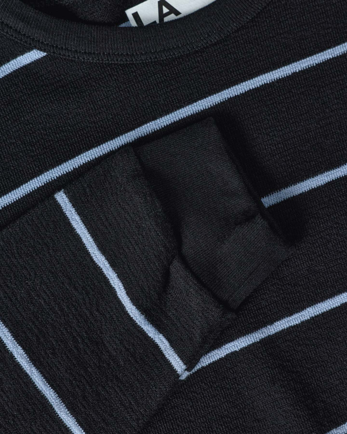 Feijó Black / Blue Stripes