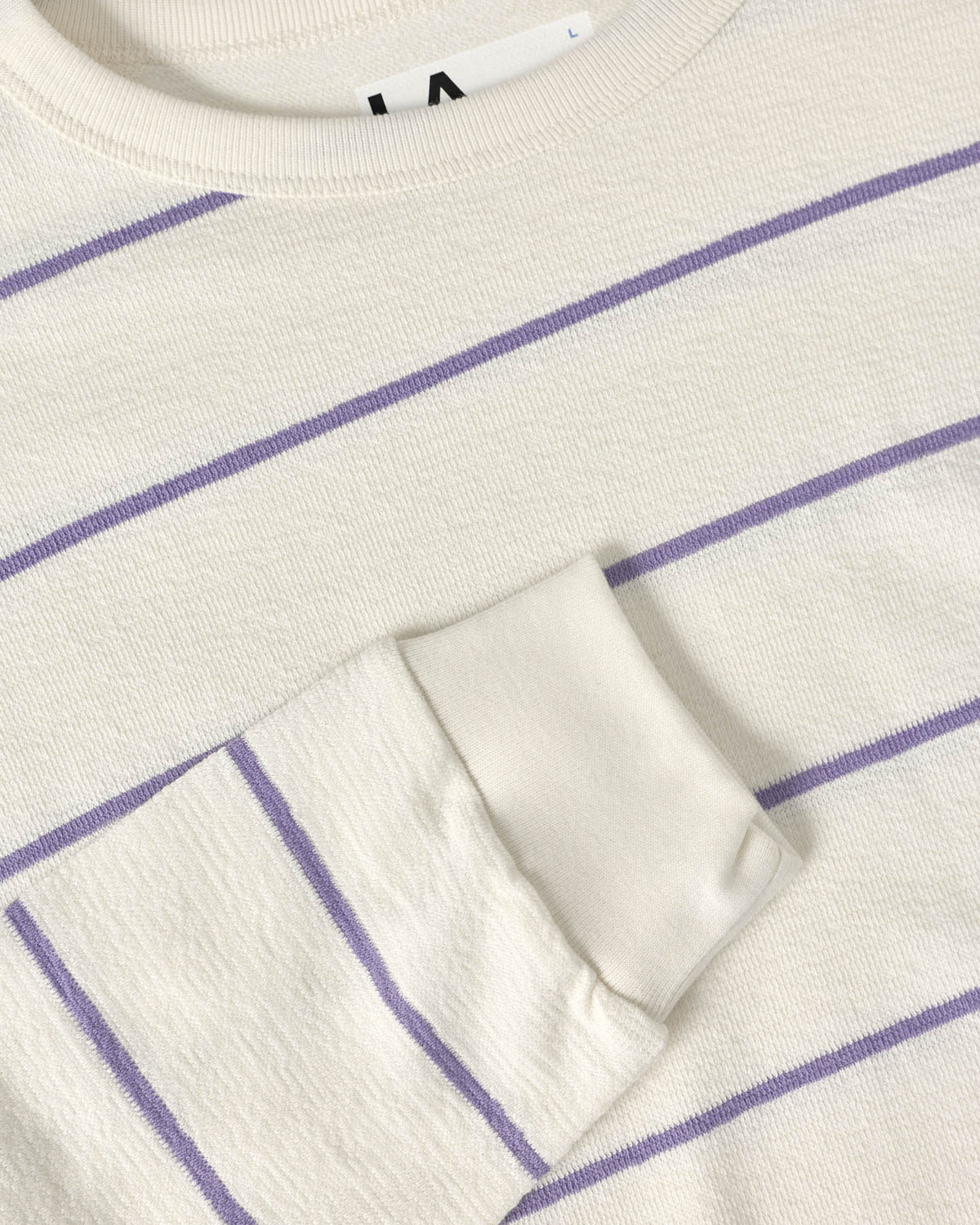 Feijó Ecru / Grape Stripes