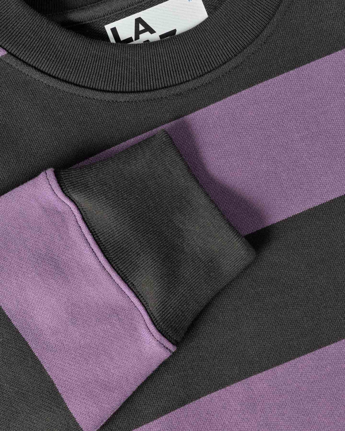 Paiva Black / Grape Stripes