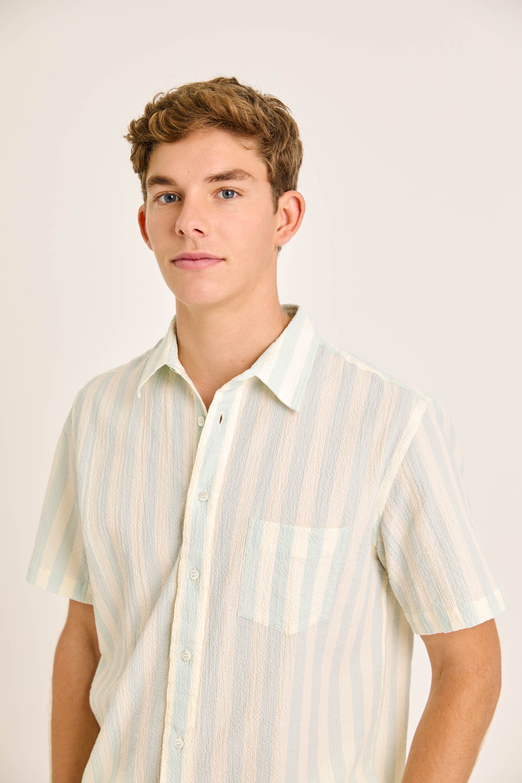 Alegre Green Spray Stripes
