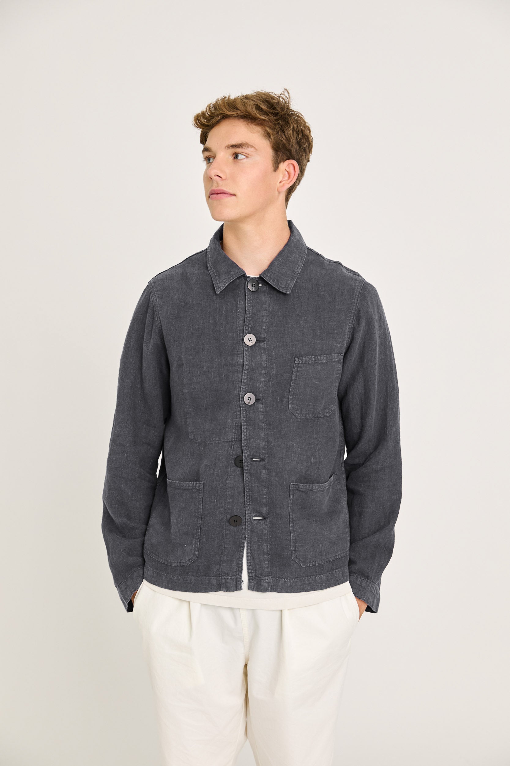 Baptista Smoked Pearl Linen