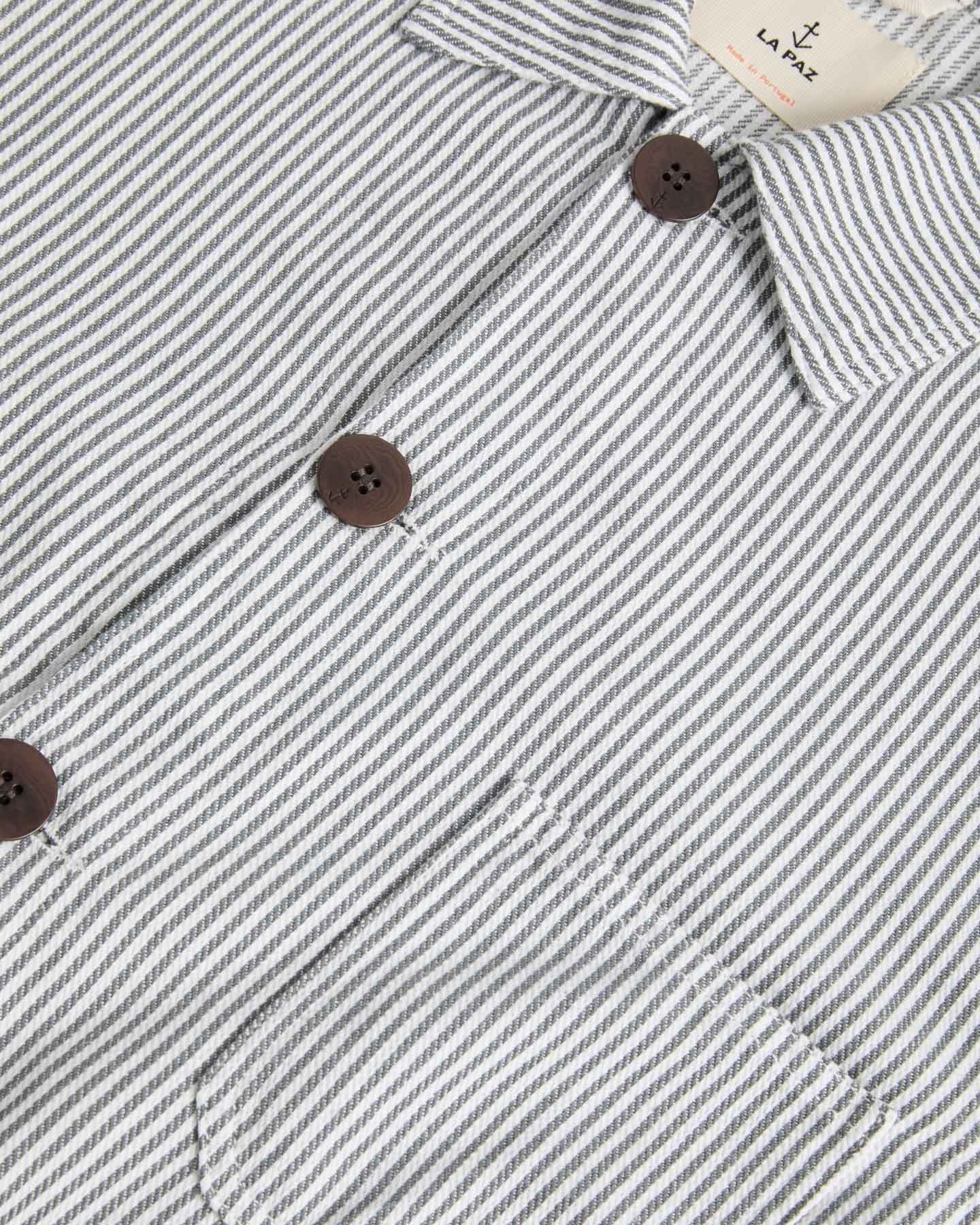 Baptista Smoked Pearl Stripes