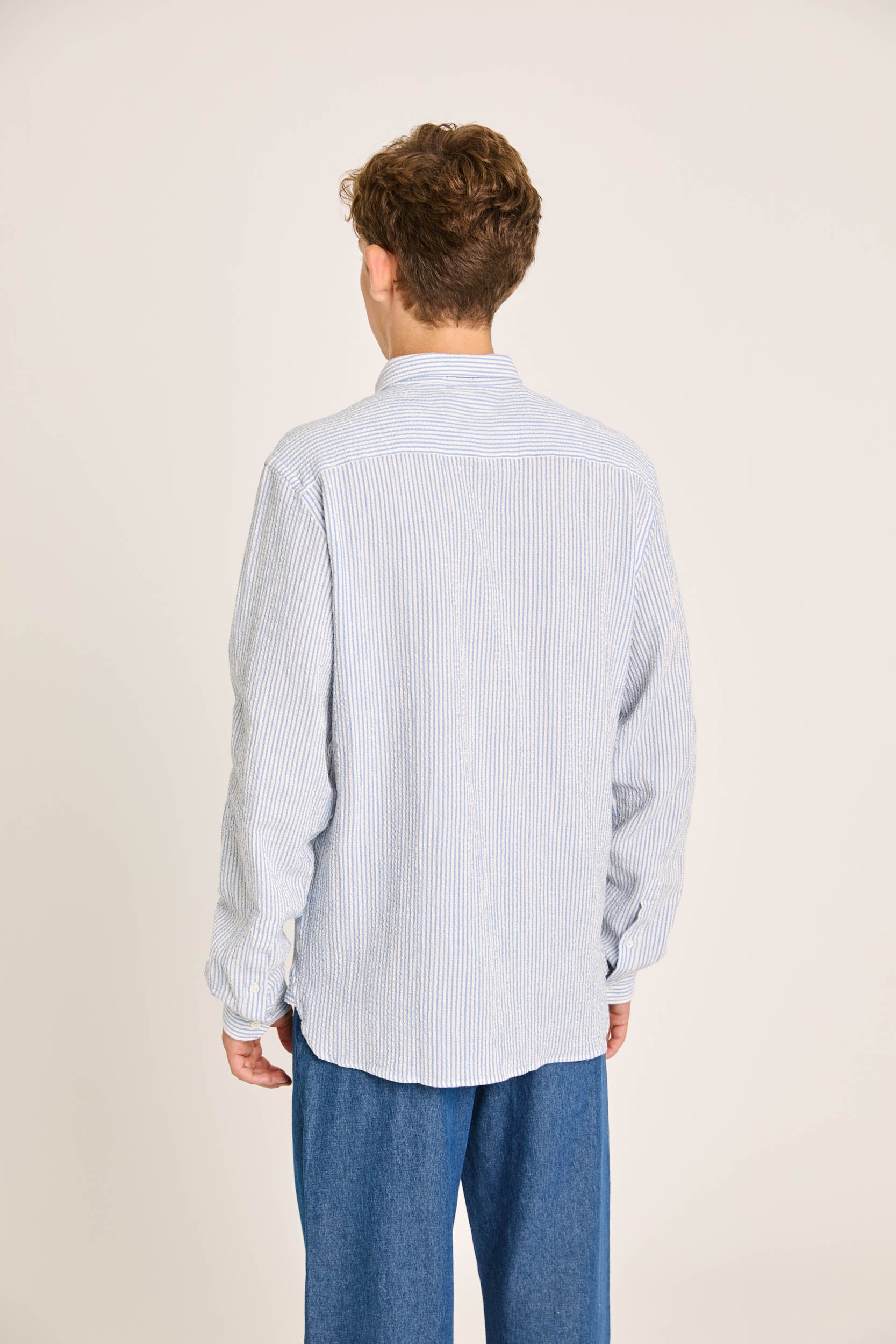 Branco Azure Stripes