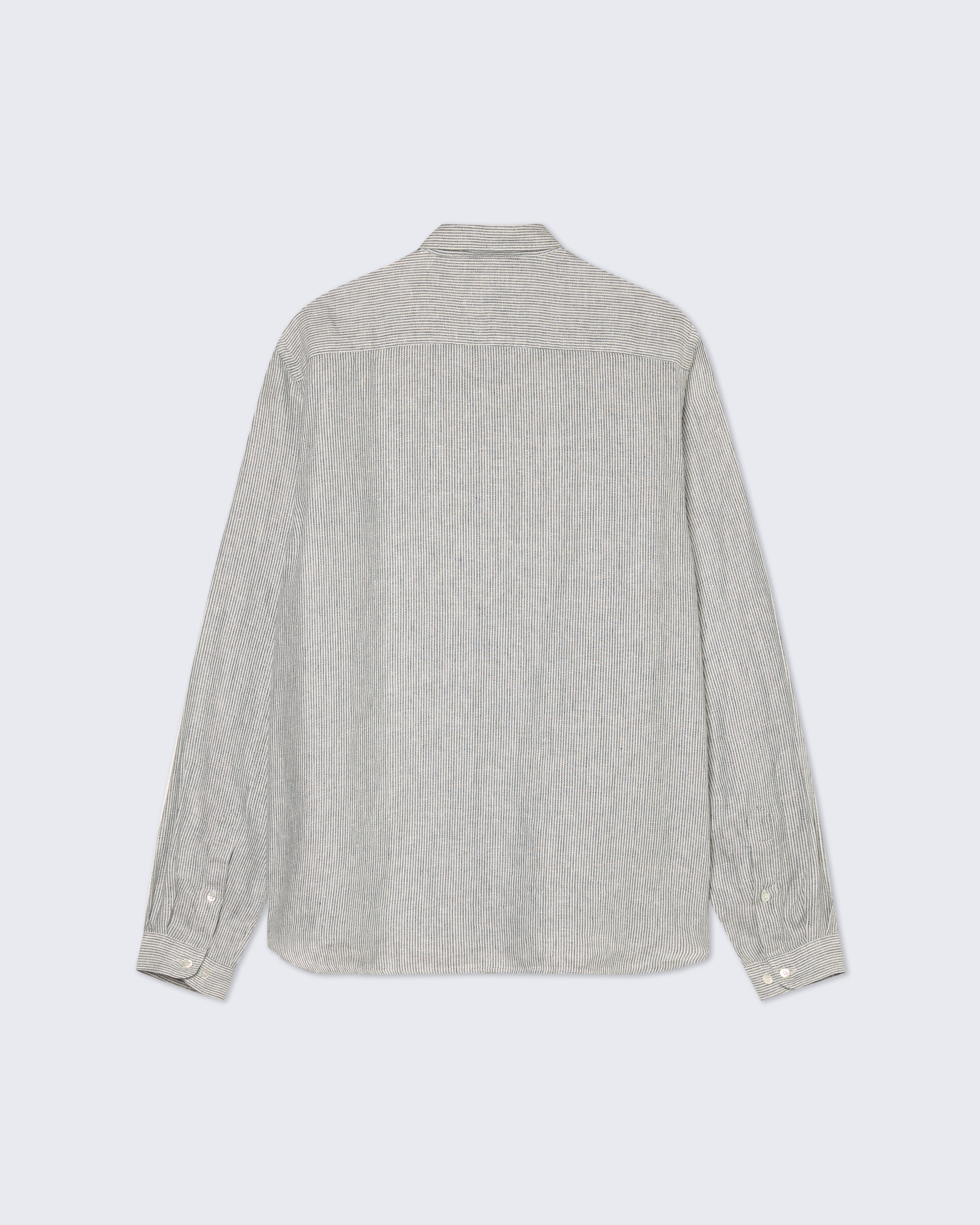 Branco Green Stripes Linen