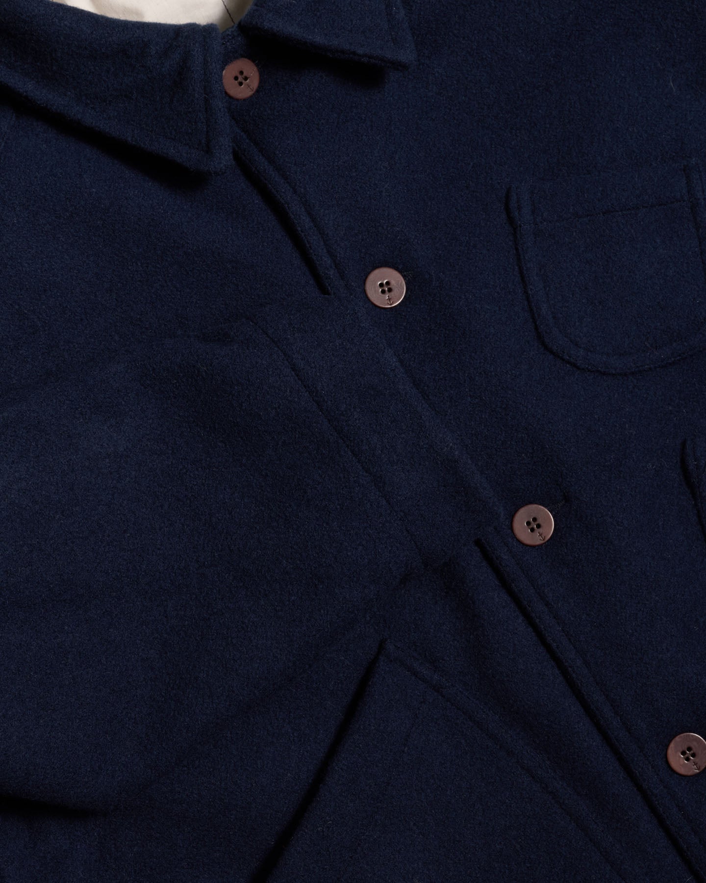 Mantero Navy Wool