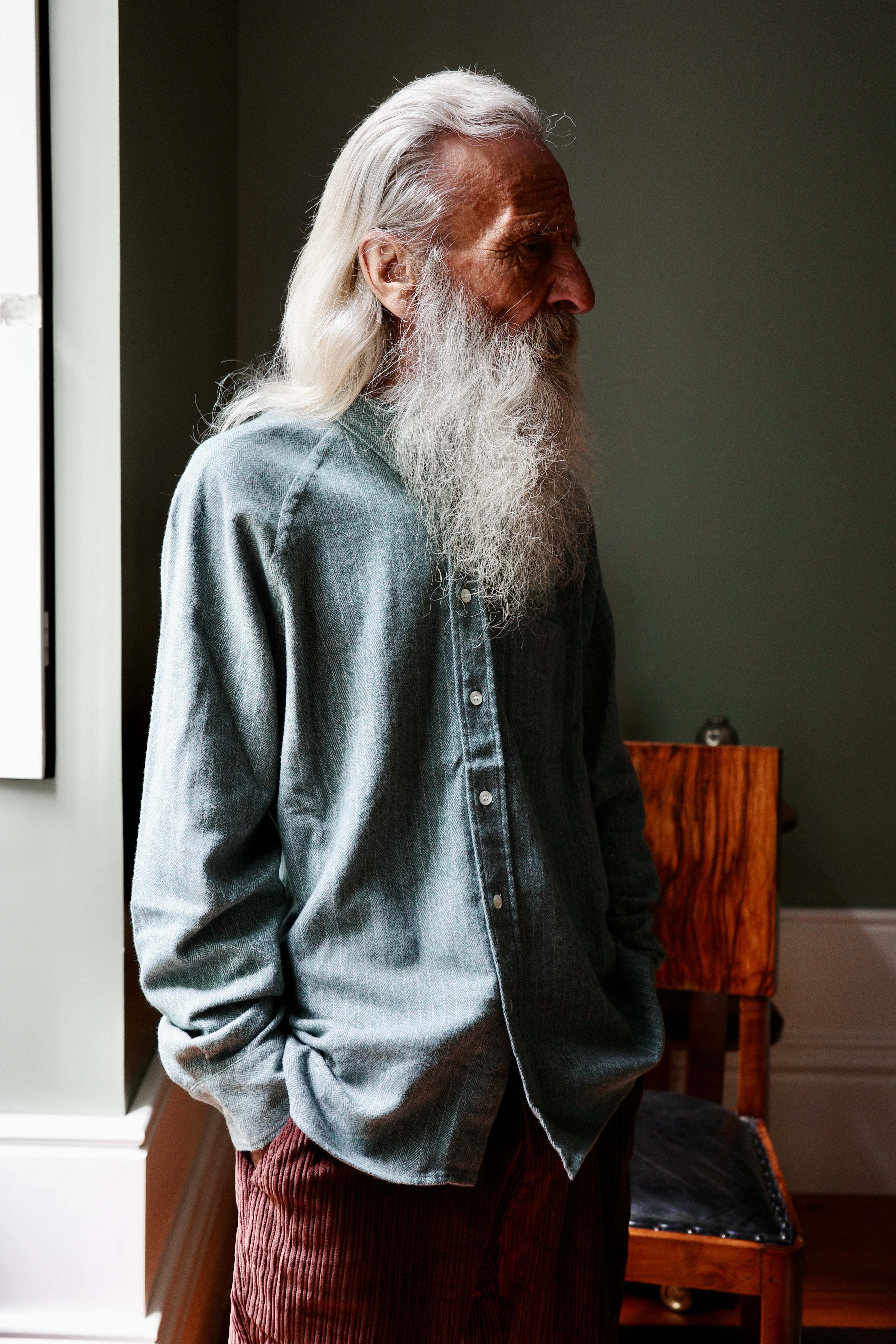 Teles Green Herringbone