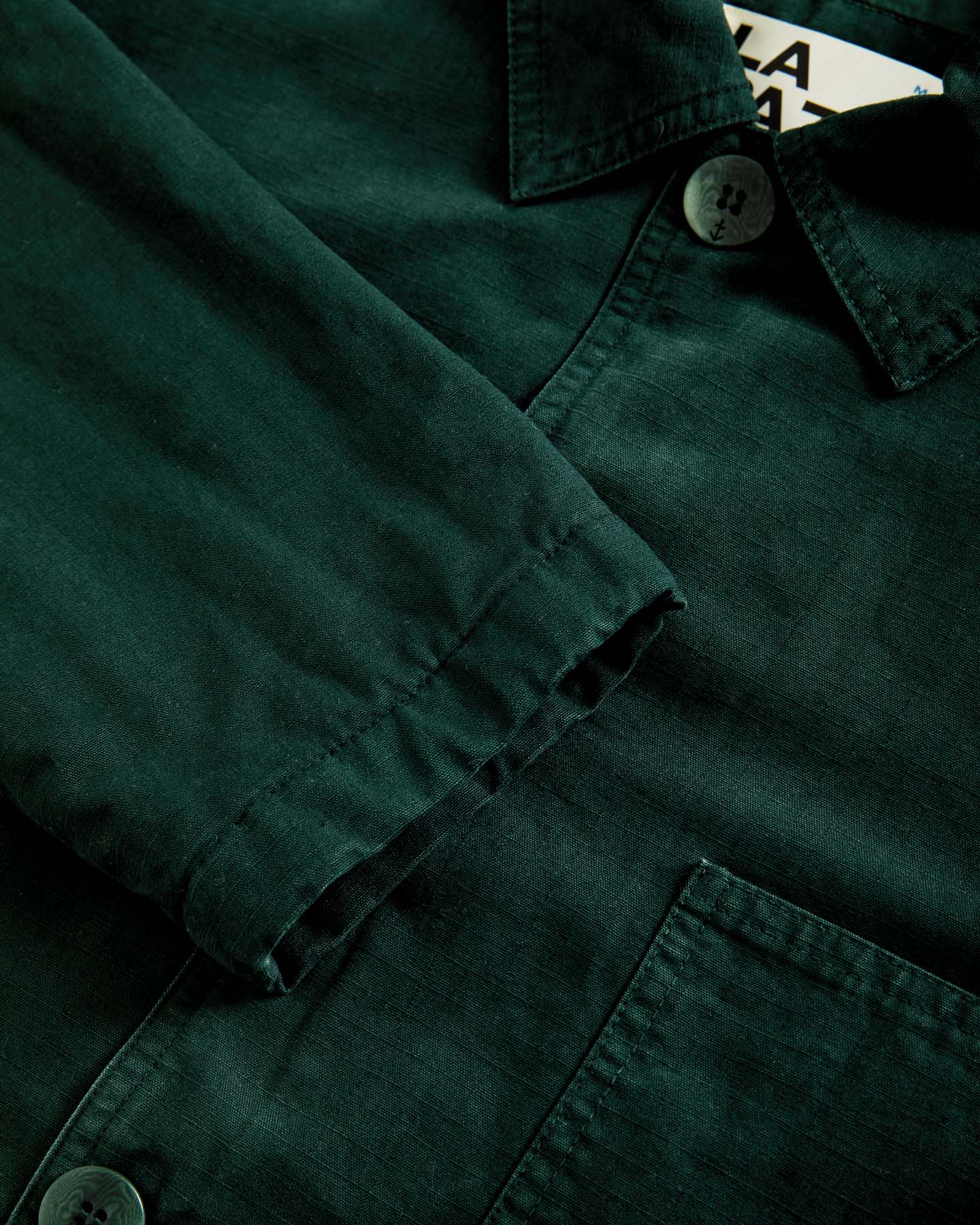 Baptista Dark Green Canvas