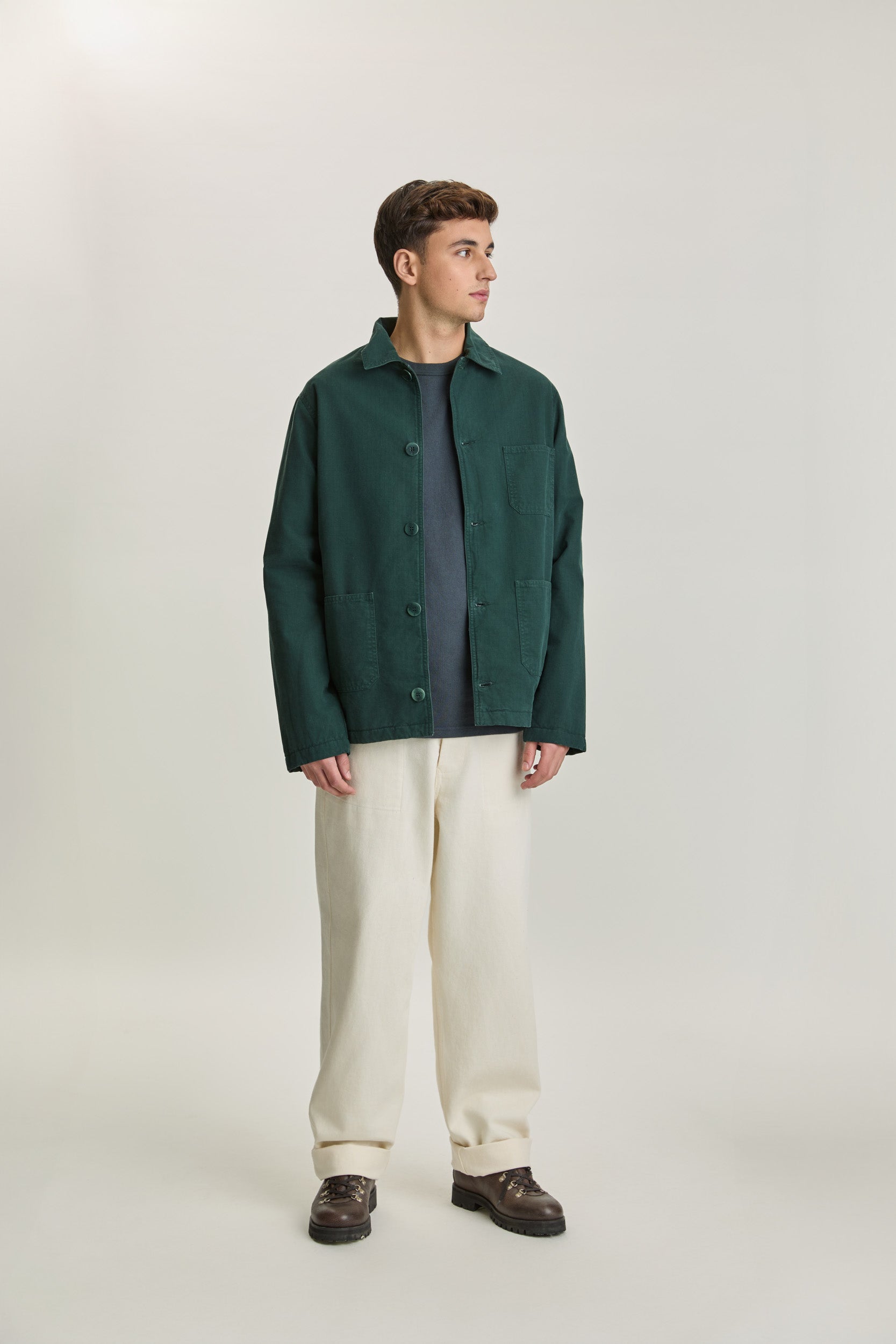 Baptista Dark Green Canvas