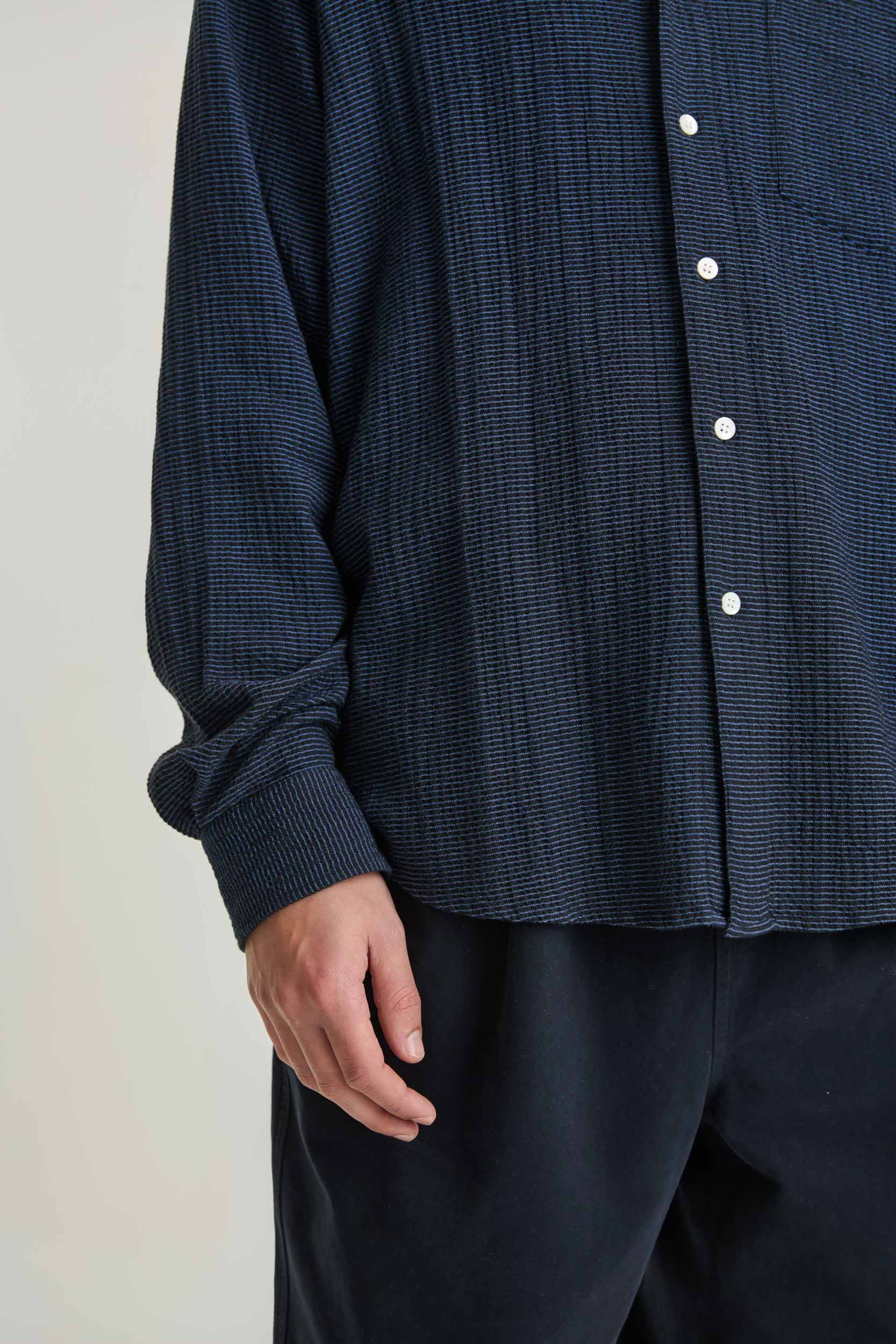Bastos Black/Yves Blue Stripes