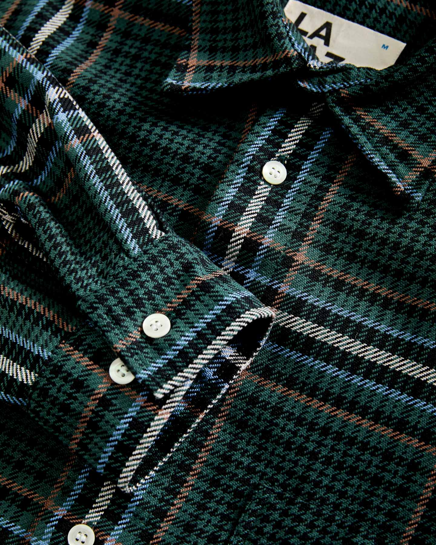 Carvalho Dark Green Checks
