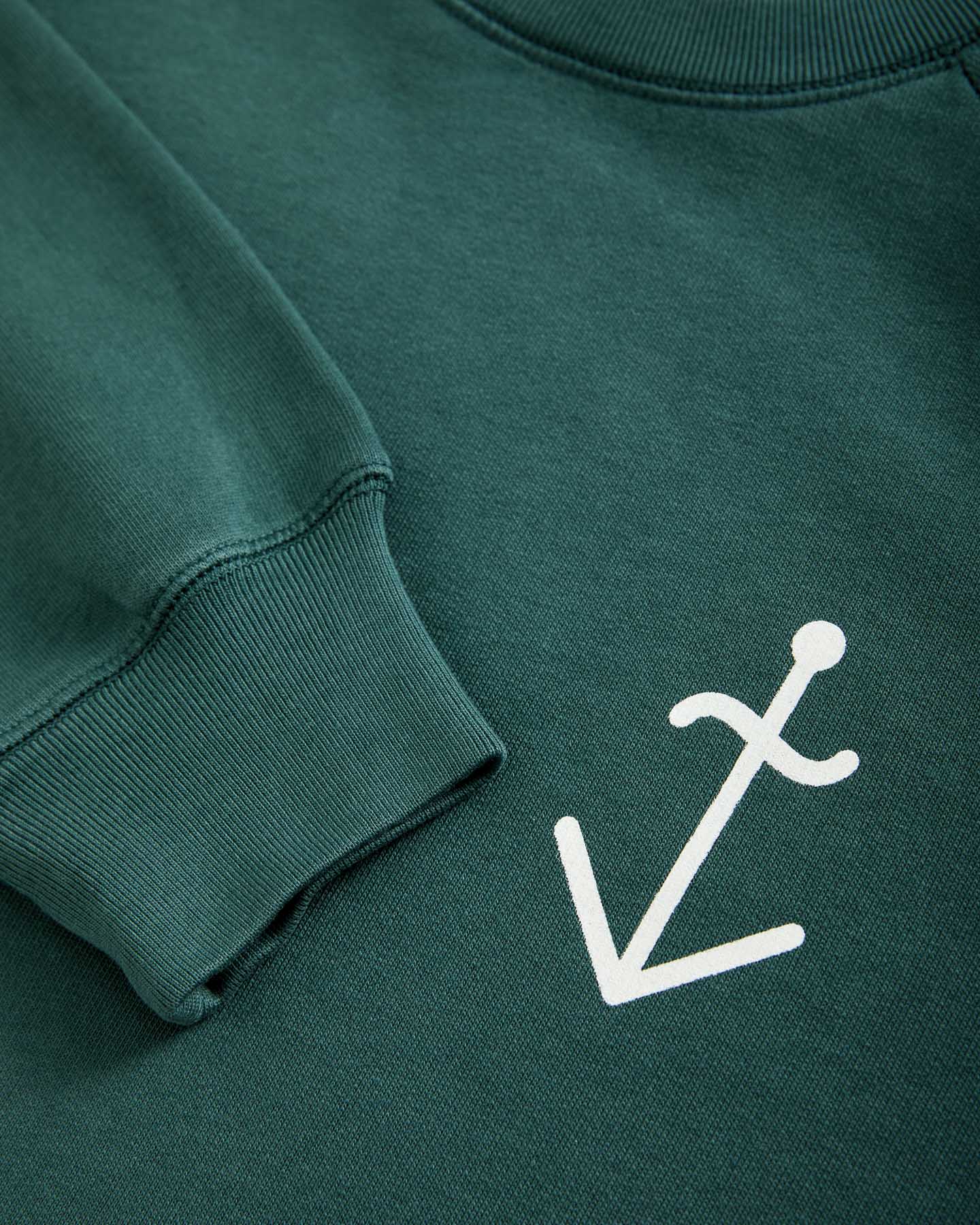 Cunha Dark Green/Off-White Logo
