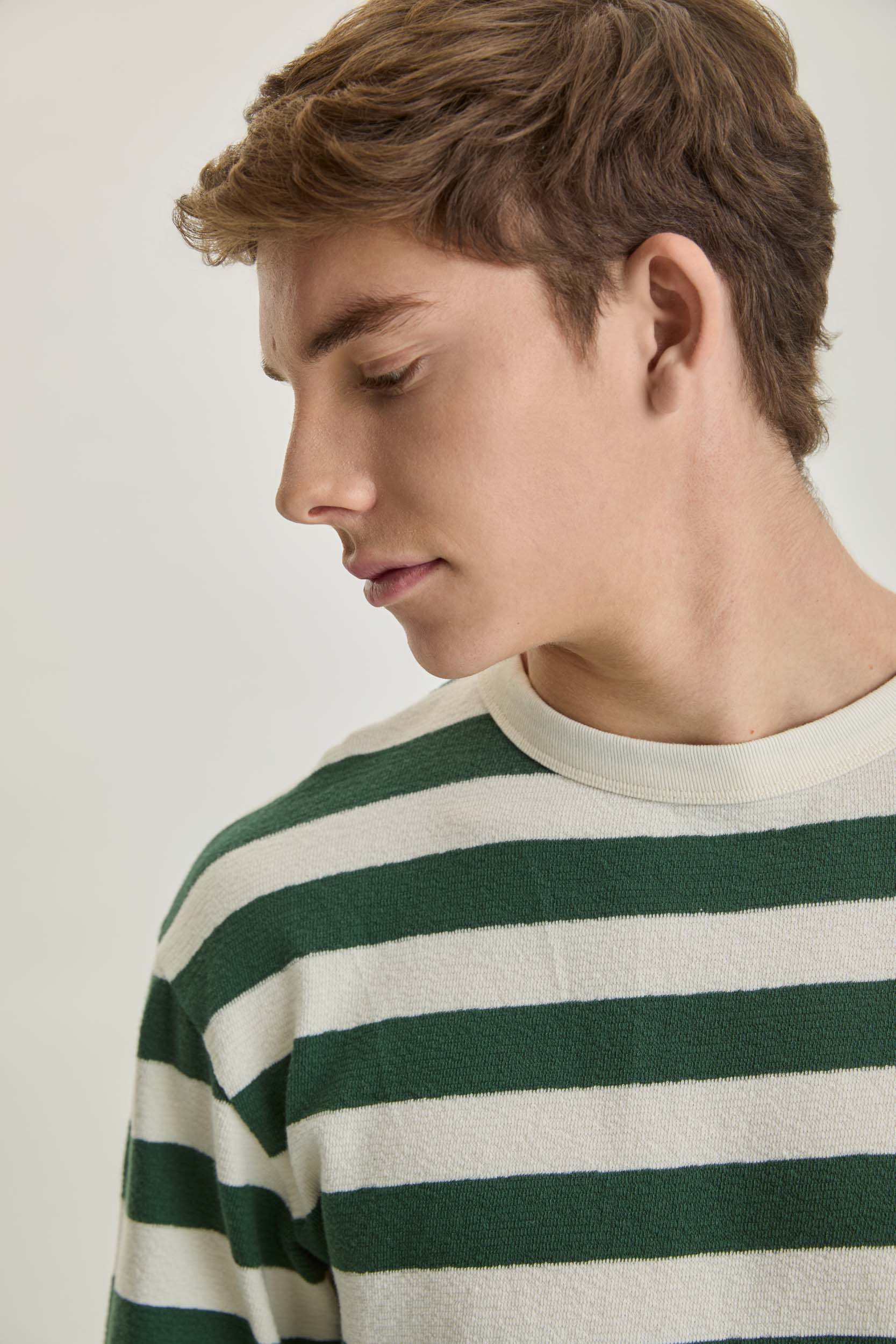 Feijó Dark Green Stripes