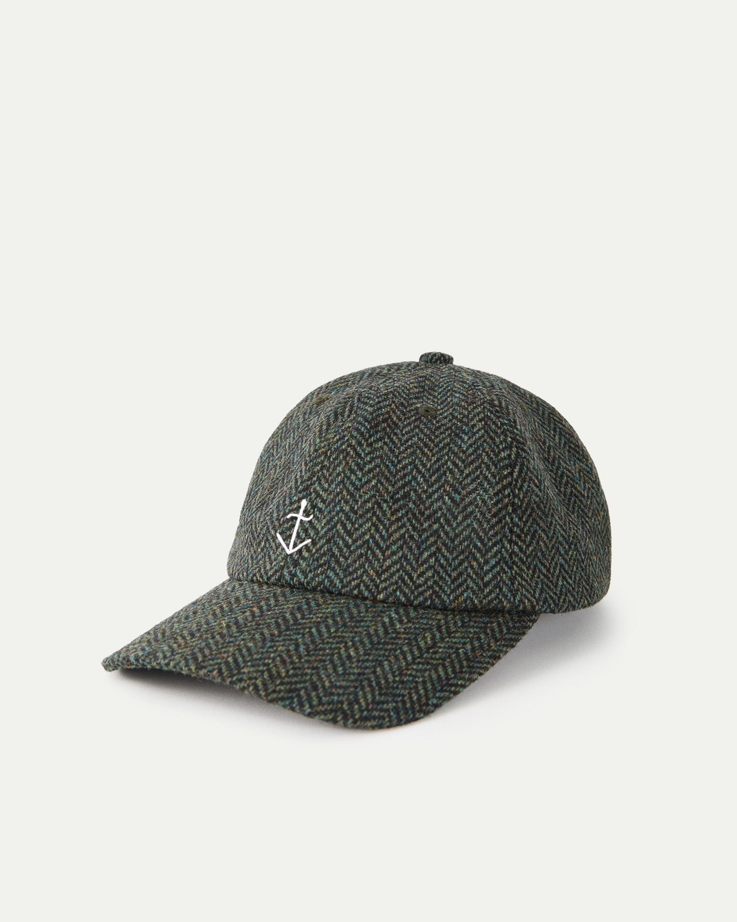 Santos Black/Green Herringbone