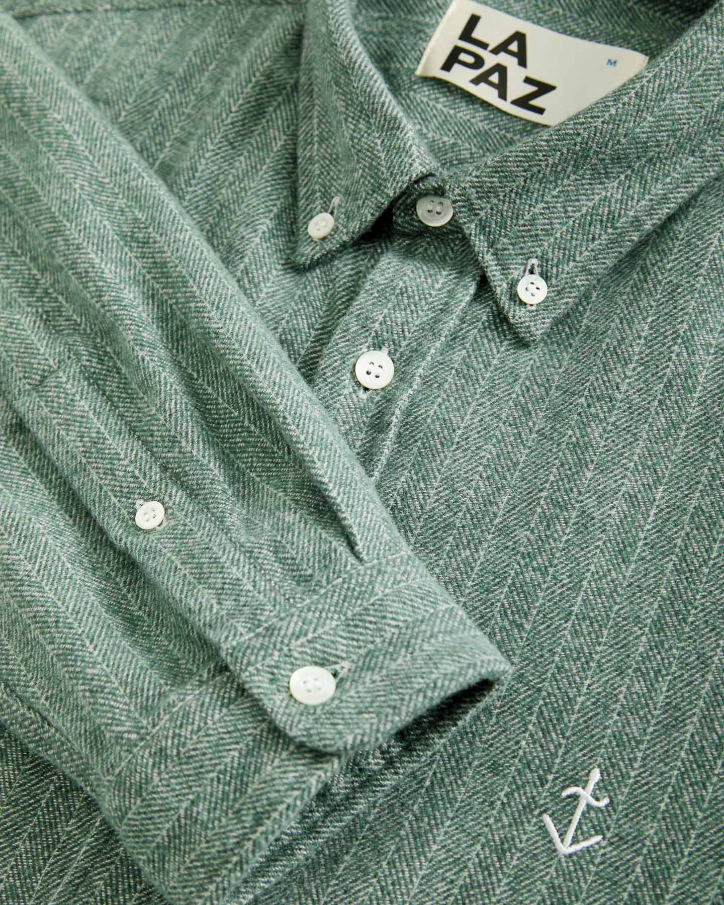 Teles Green Herringbone