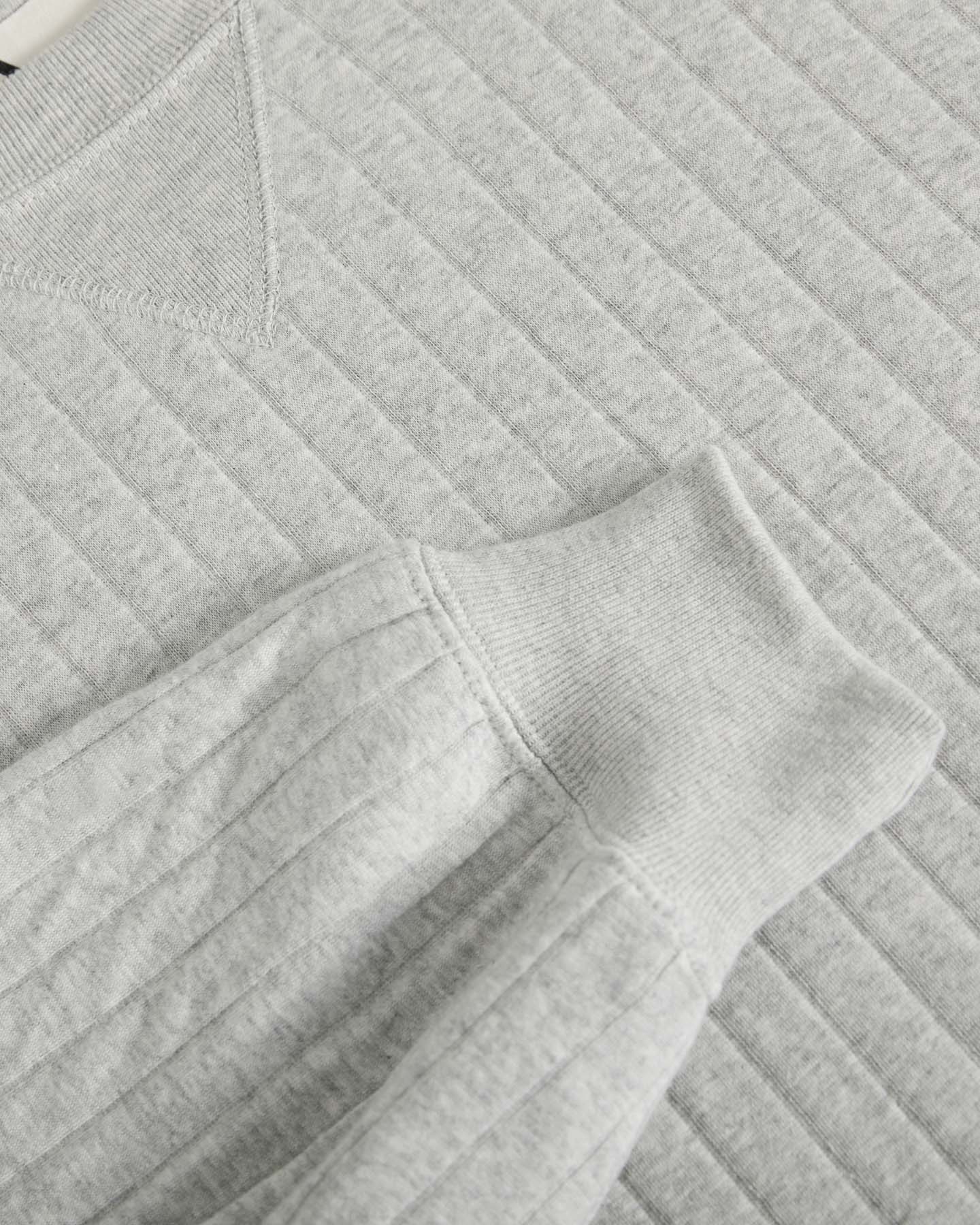 Xavier Ribbed Grey Mesc