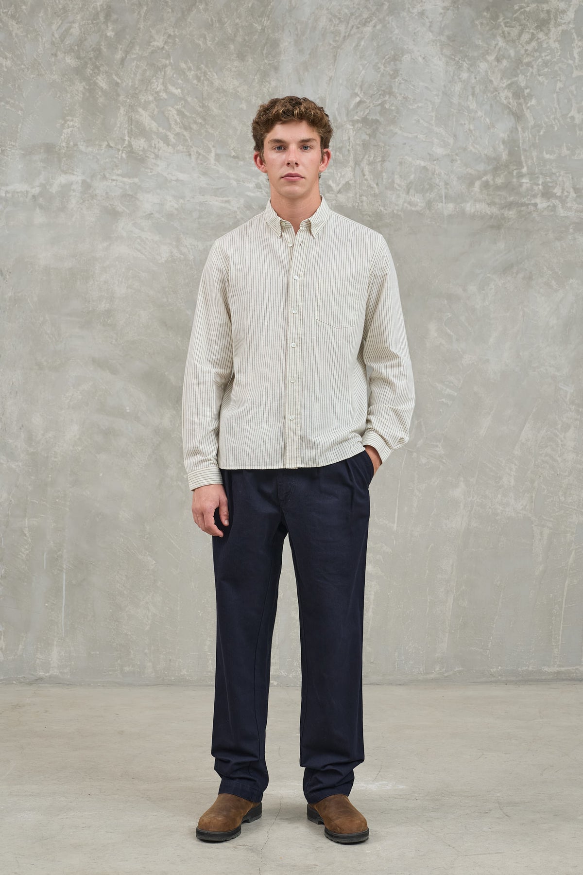 Branco Balsam Green Stripes