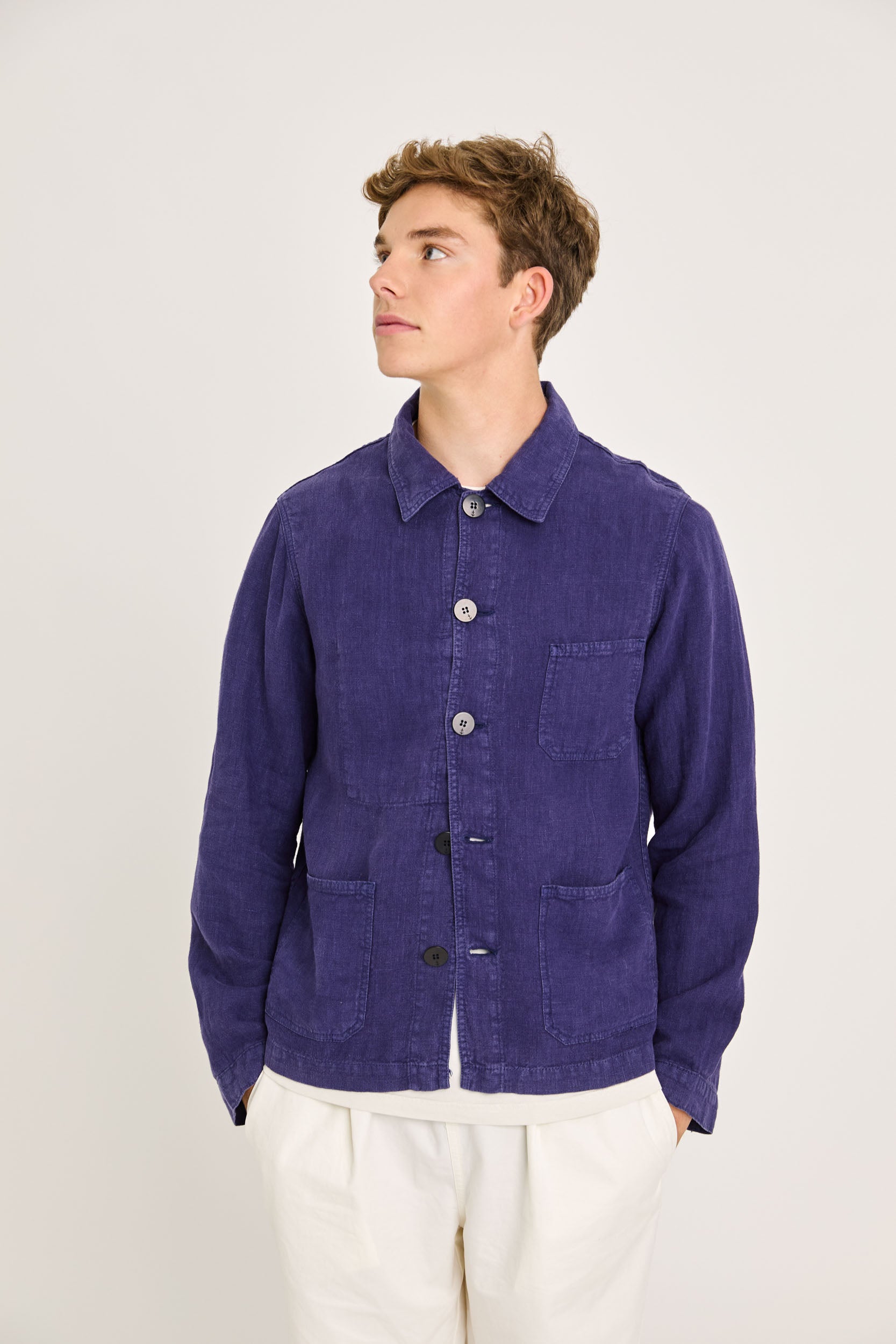 Baptista Navy Linen