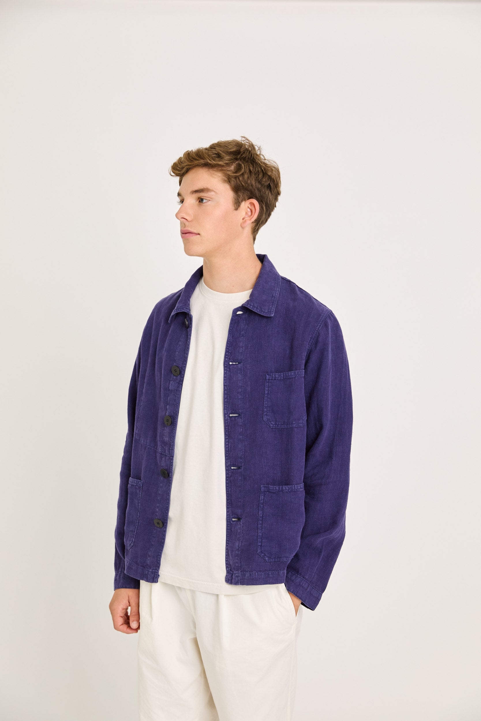Baptista Navy Linen