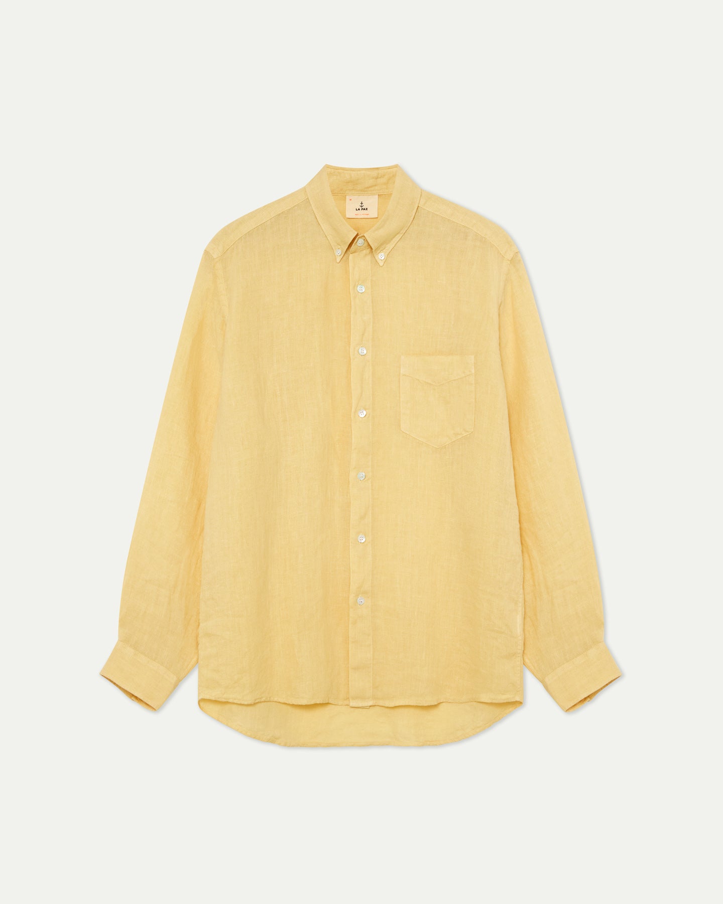 Bastos Pale Yellow Linen