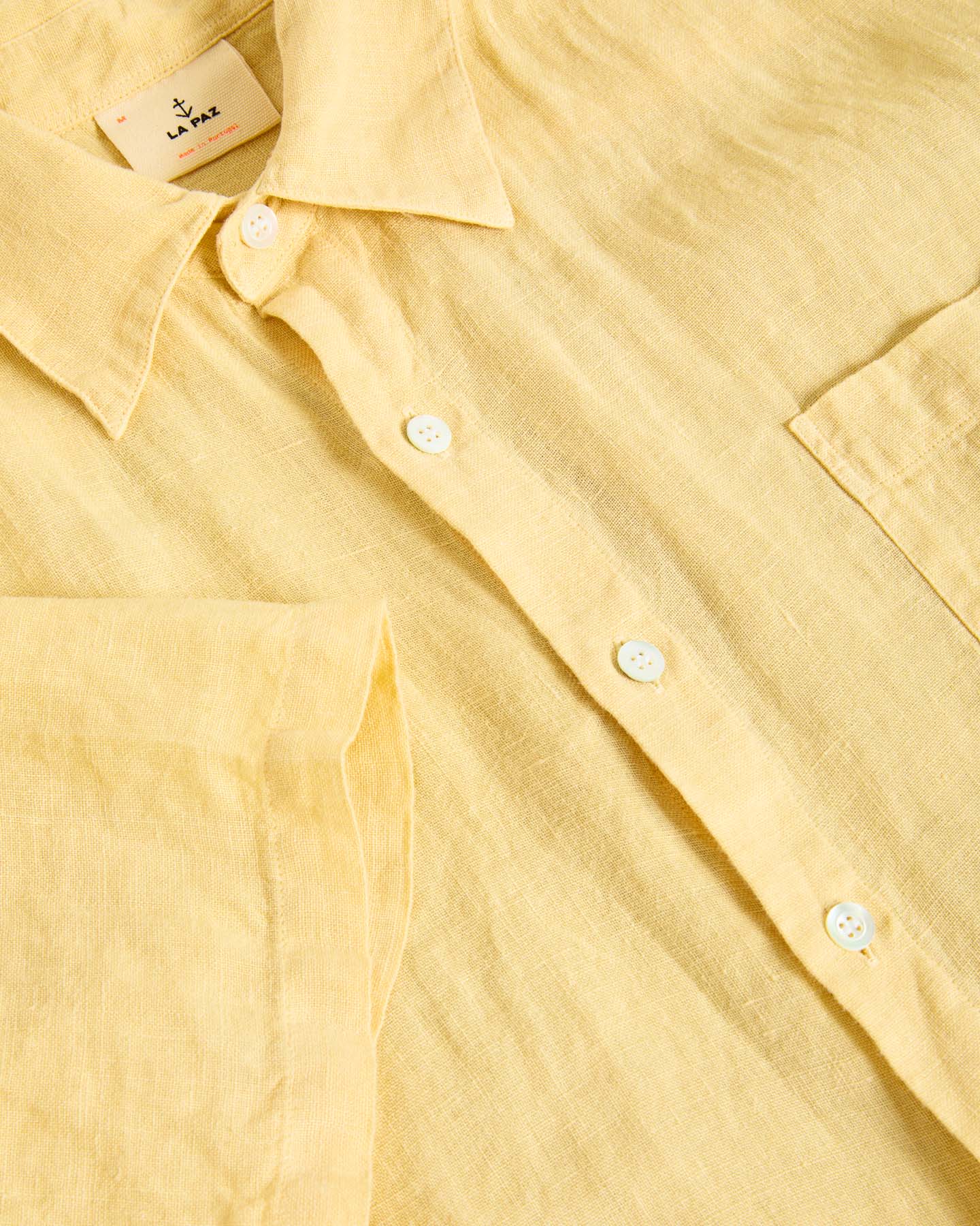 Roque Pale Yellow Linen