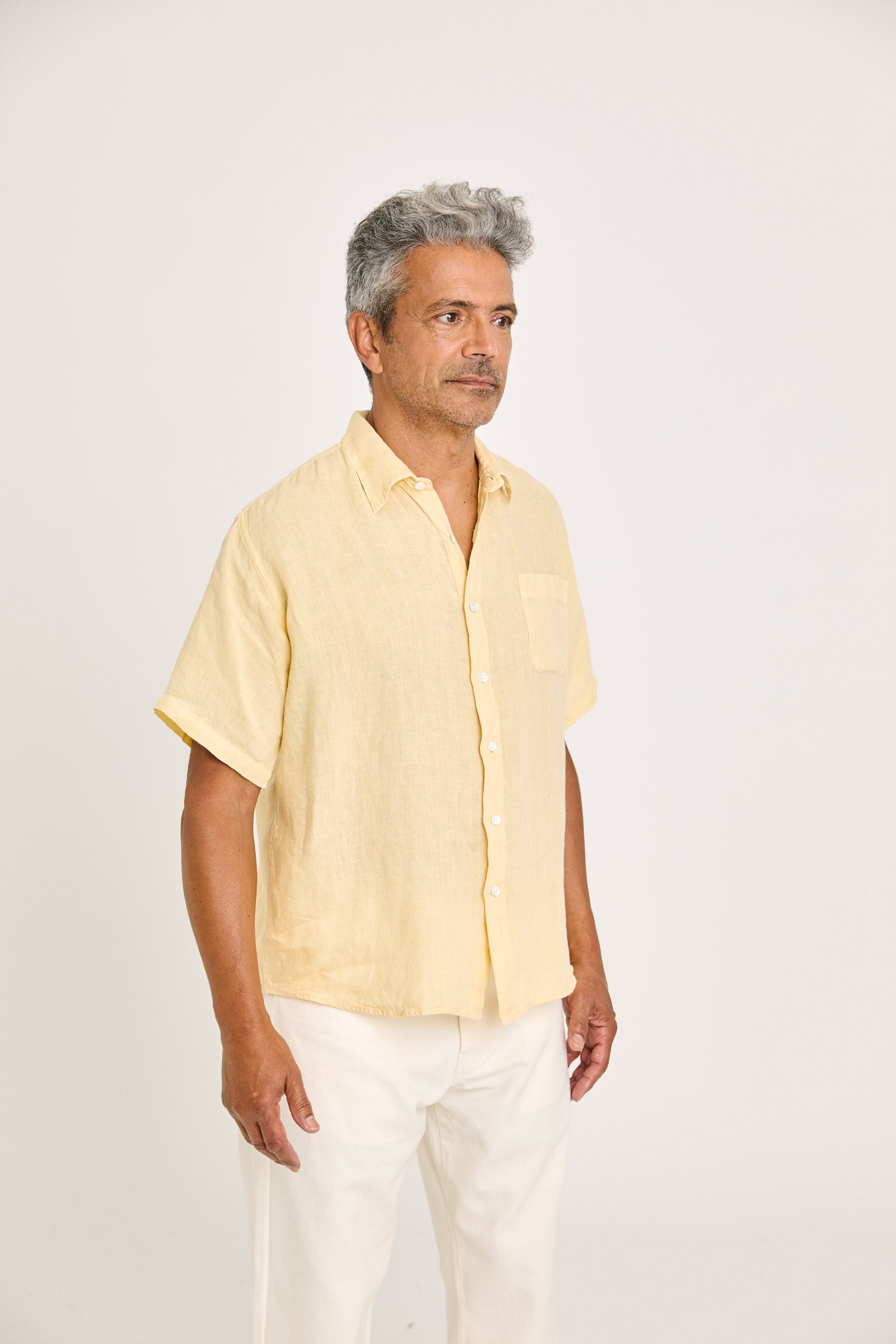 Roque Pale Yellow Linen