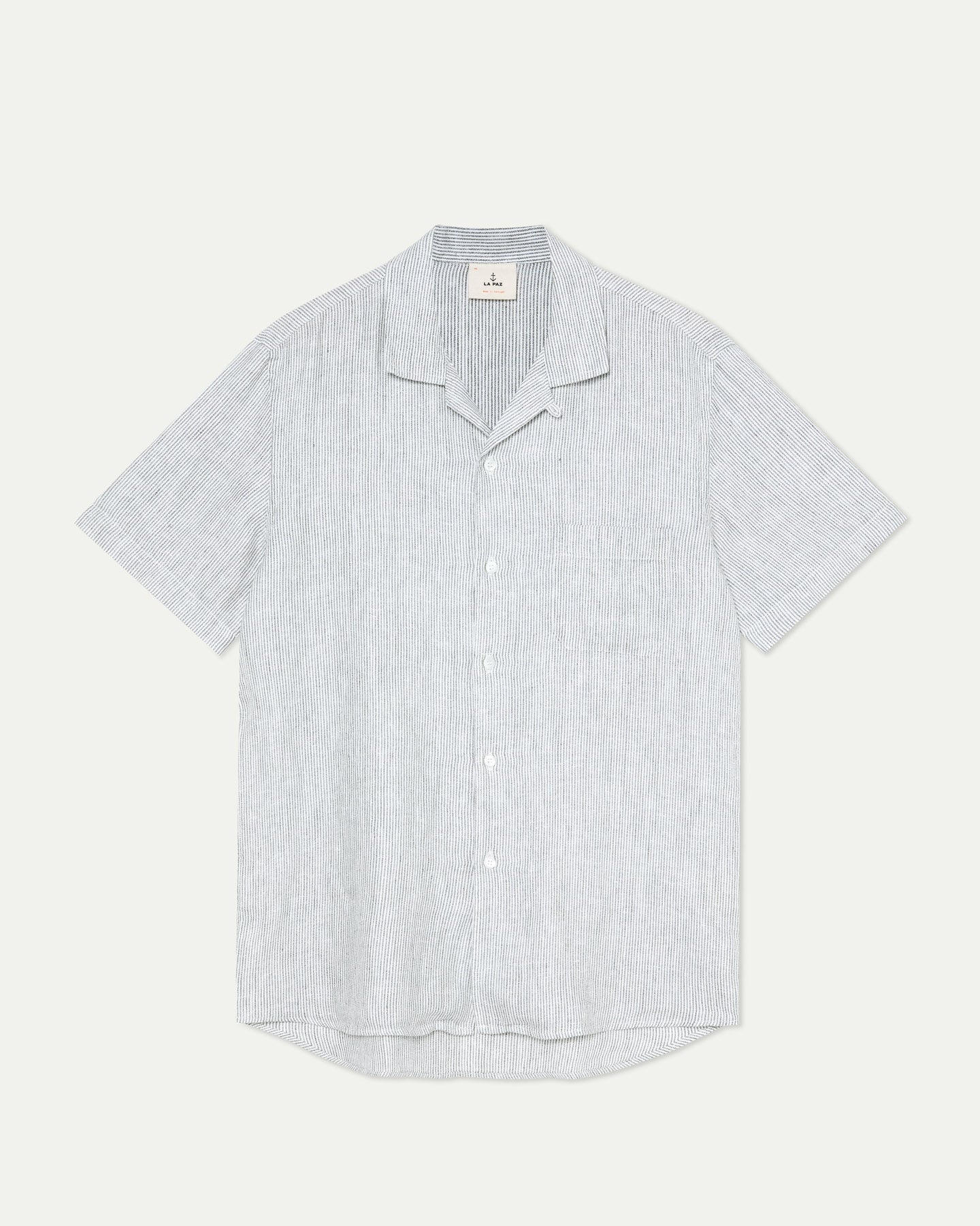 Silveira Smoked Pearl Linen Stripes