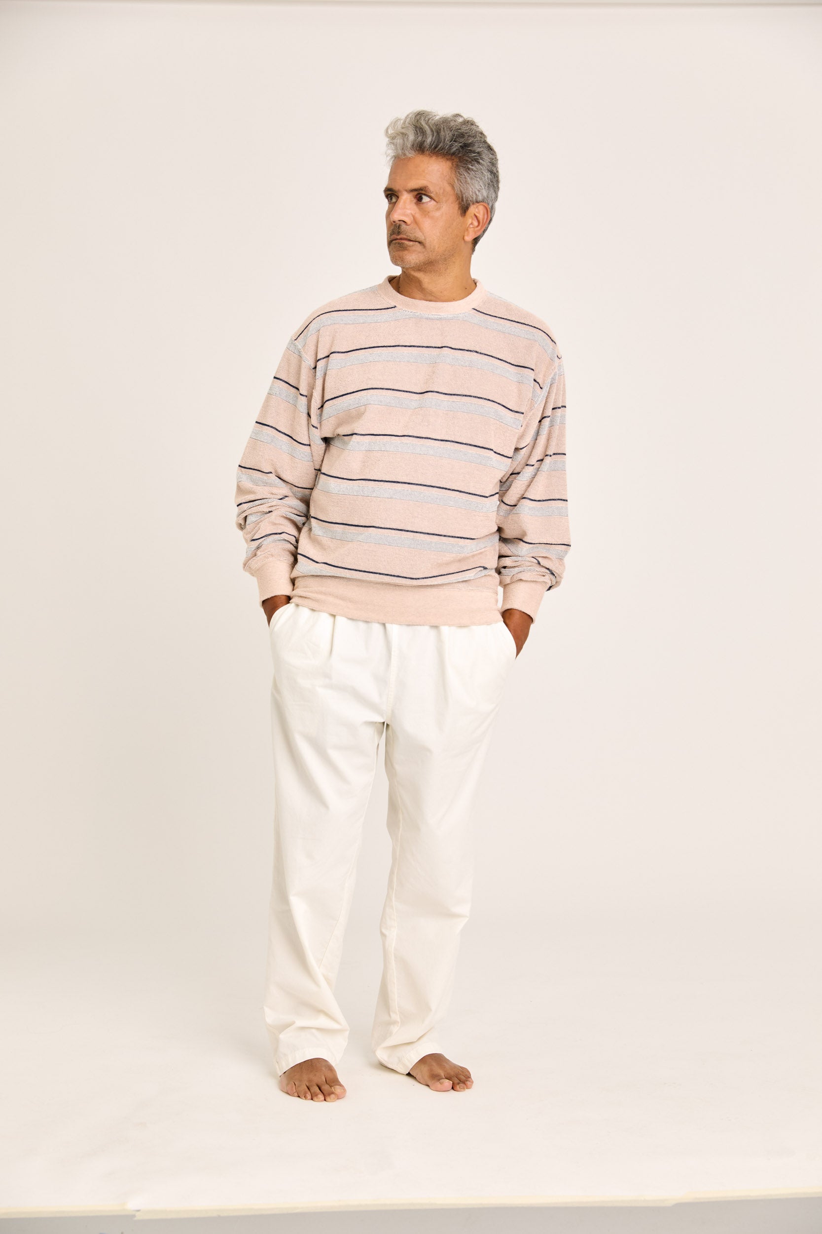 Xavier Clay Stripes Terry