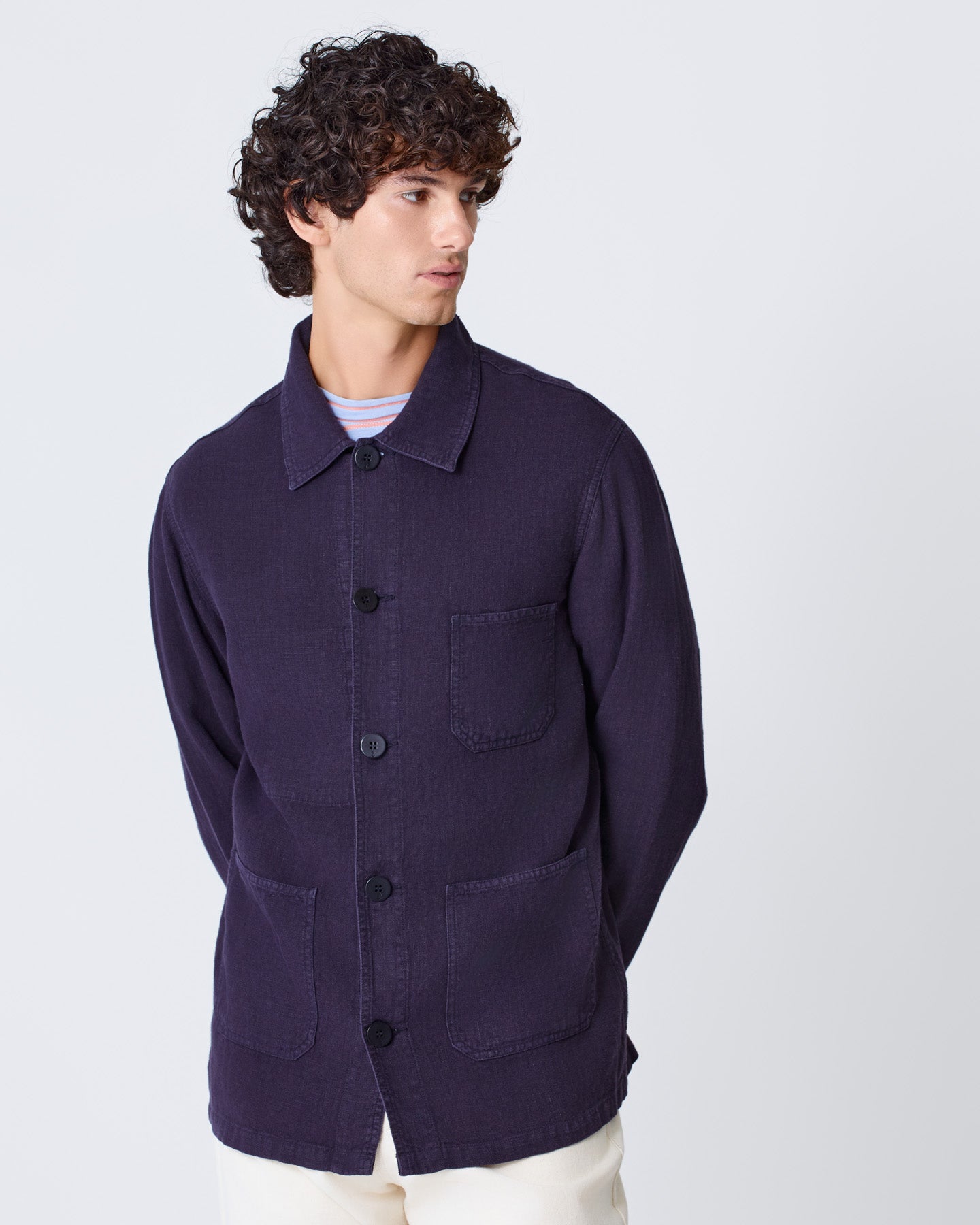 Baptista Dark Navy Linen