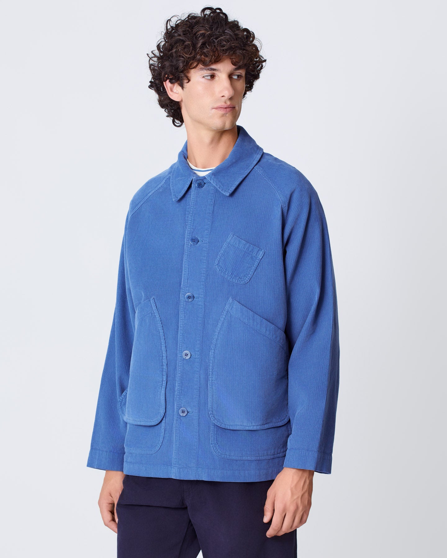 Mantero Indigo Corduroy