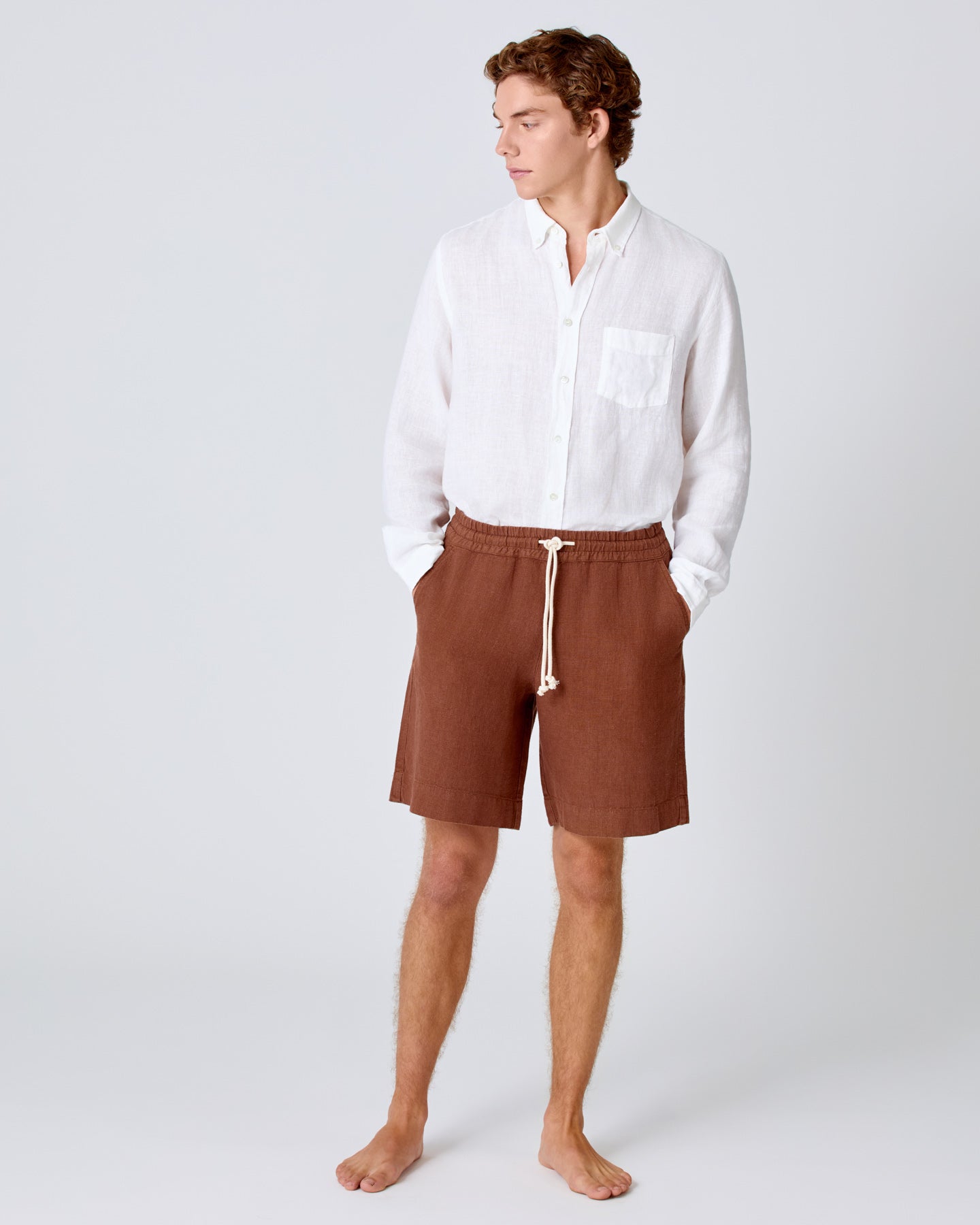 Pestana Aztec Brown Linen