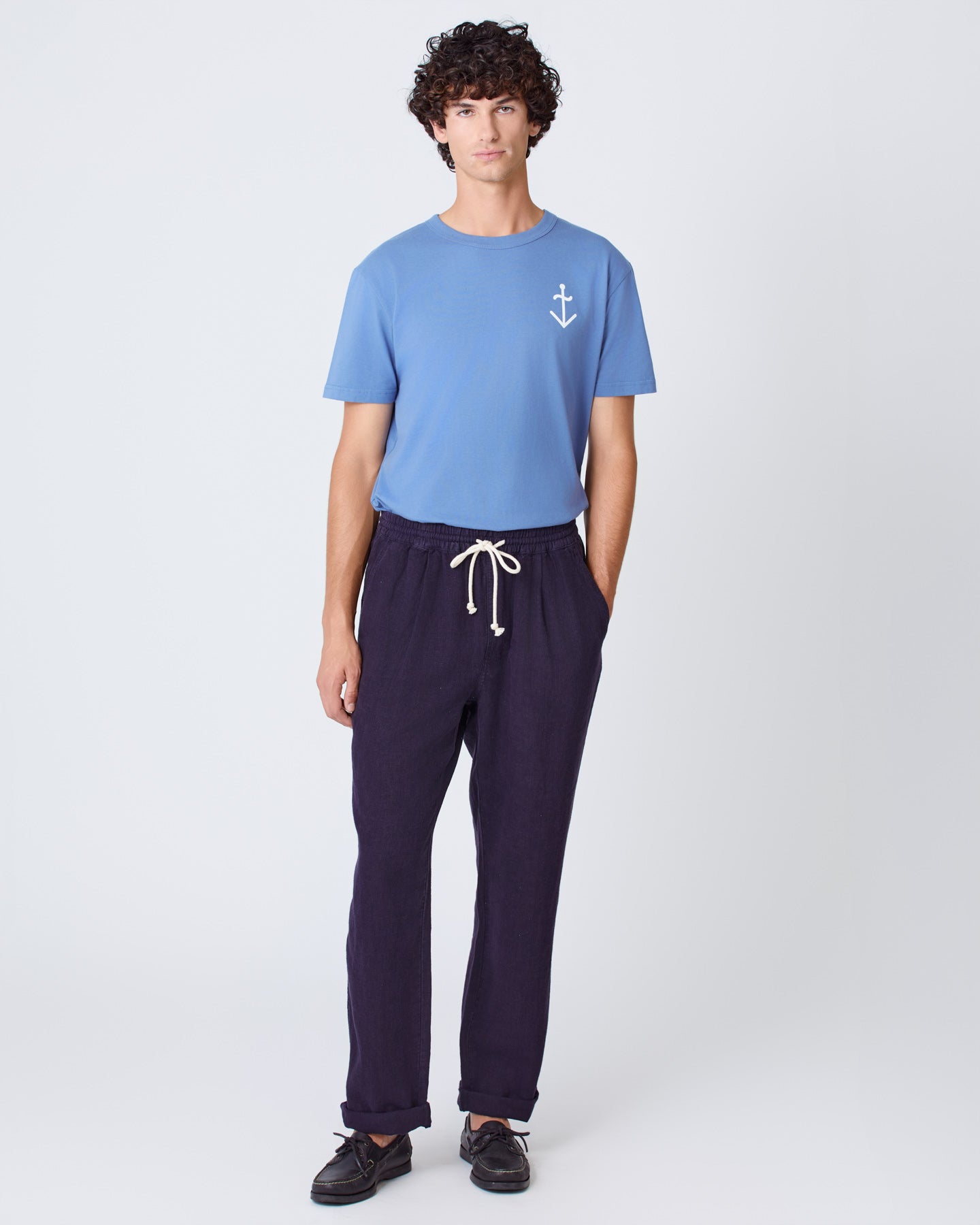 Ponte Dark Navy Linen