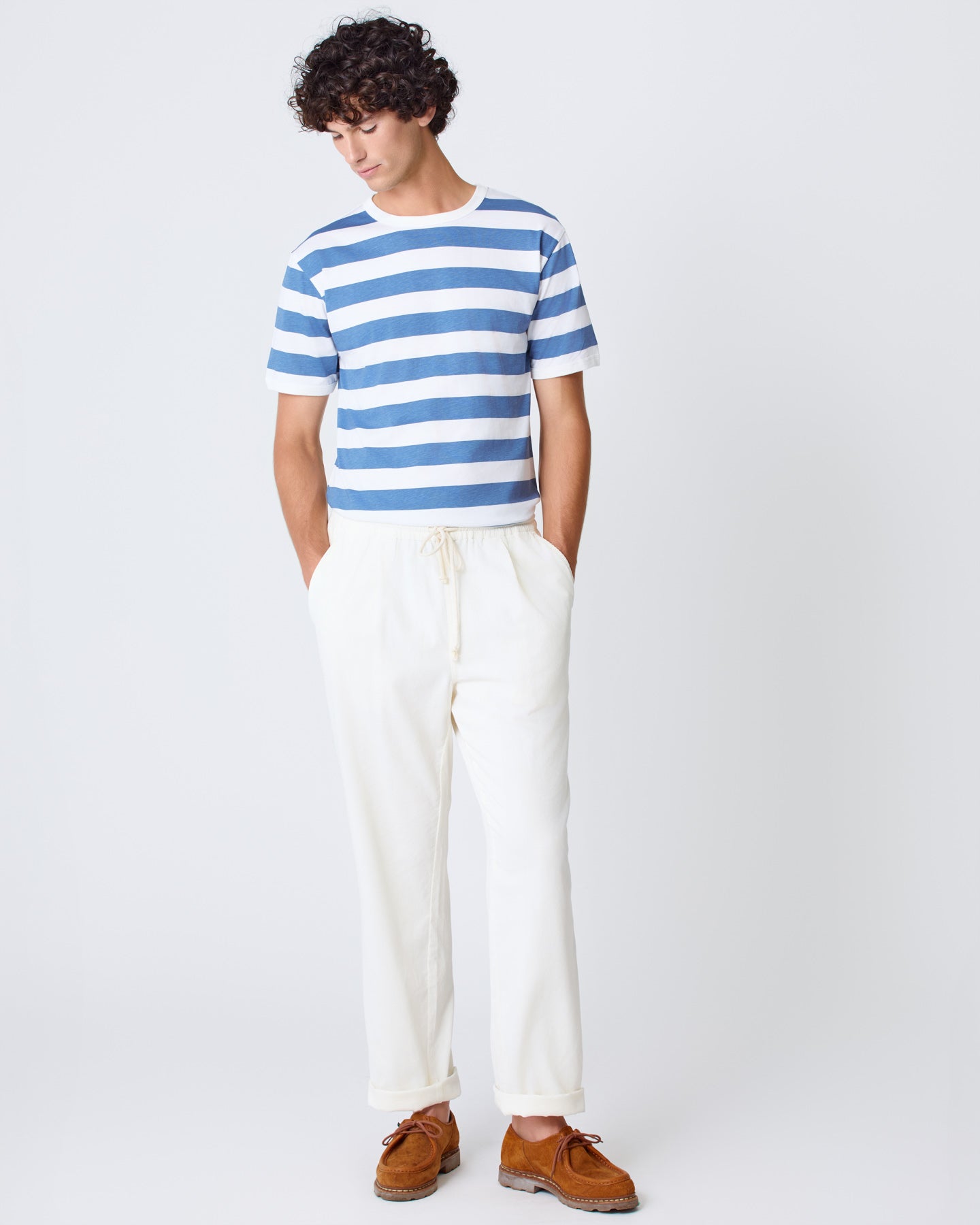 Ponte Off-White Baby Cord