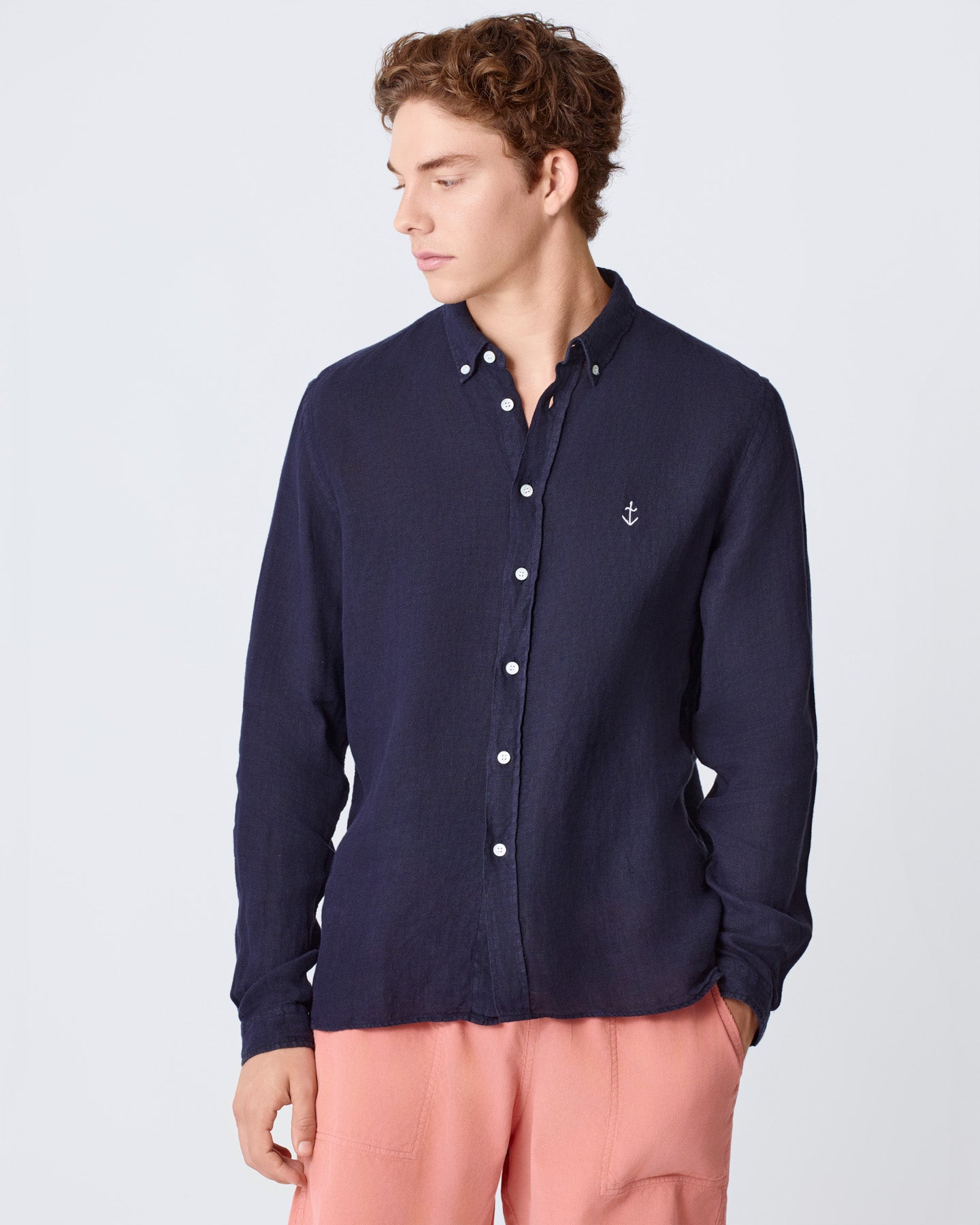 Teles Dark Navy Linen