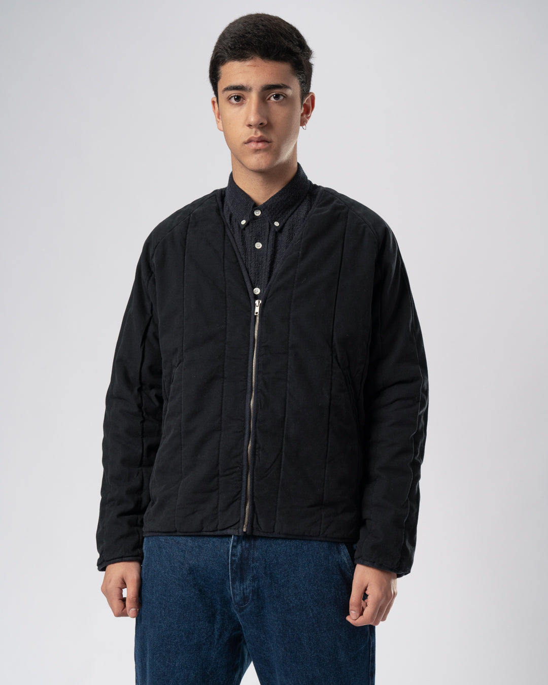 Rosas Dark Navy Canvas